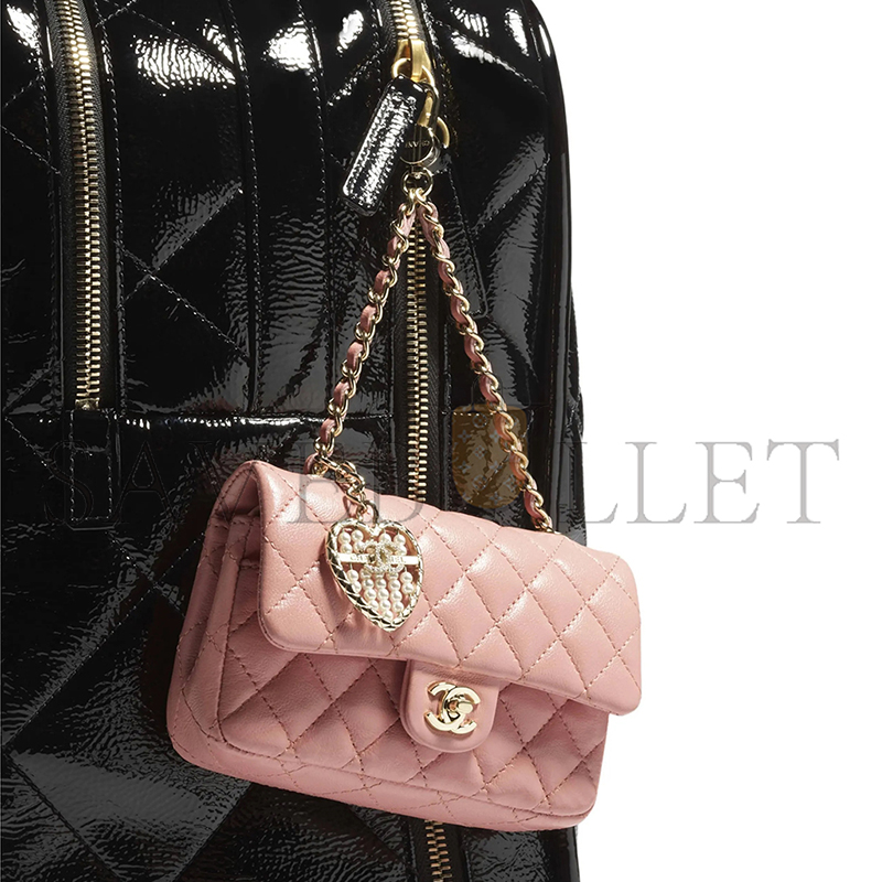 Ch*el classic mini bag with hook ap4760 (12*8*5cm)